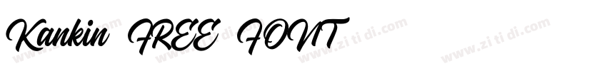 Kankin FREE FONT字体转换